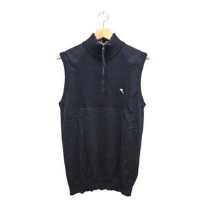 Chervo Men’s Nearco Knit Solid Golf Vest Medium Navy NWT